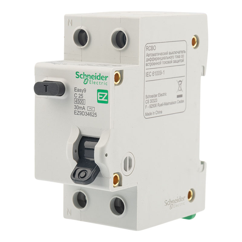 Автоматический выключатель дифференциального тока 2Р 25А 30мА 4,5кА (C) Easy9 Schneider Electric  в Самаре
