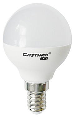 Cветодиодная лампа LED G45 8W/4000K/E14, Спутник