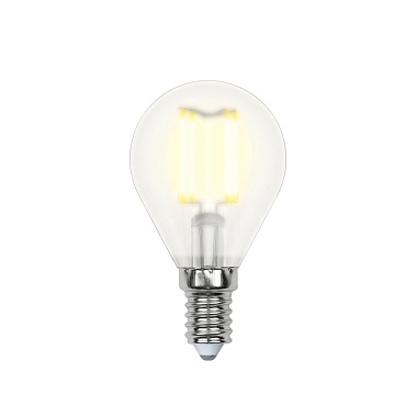 LED-G45-7,5W/WW/E14/CL GLA01TR Лампа светодиодная. Форма "шар", прозрачная. Серия Air. Теплый белый свет (3000K). Картон. ТМ Uniel, шк 4690485099093