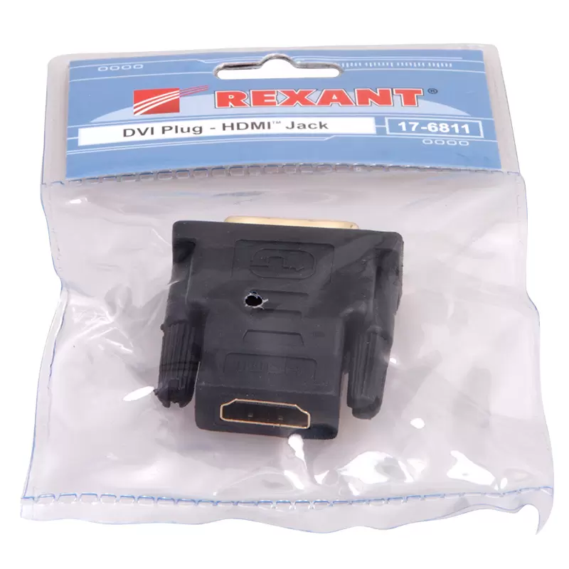 Переходник штекер DVI-I - гнездо HDMI REXANT в Самаре