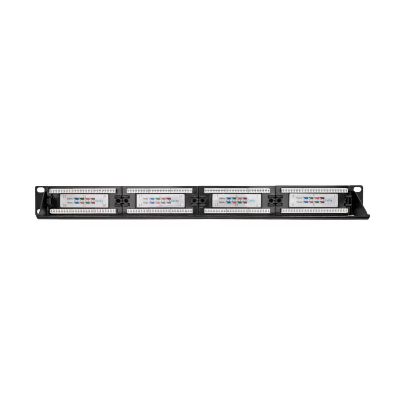 Панель коммутационная с кабельным органайзером 19", 1U, 24 порта, U/UTP, RJ-45, CAT 5e REXANT PRO в Самаре