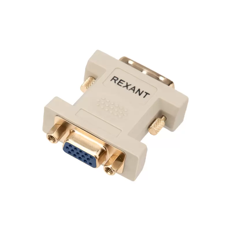Переходник штекер DVI-I - гнездо VGA REXANT в Самаре
