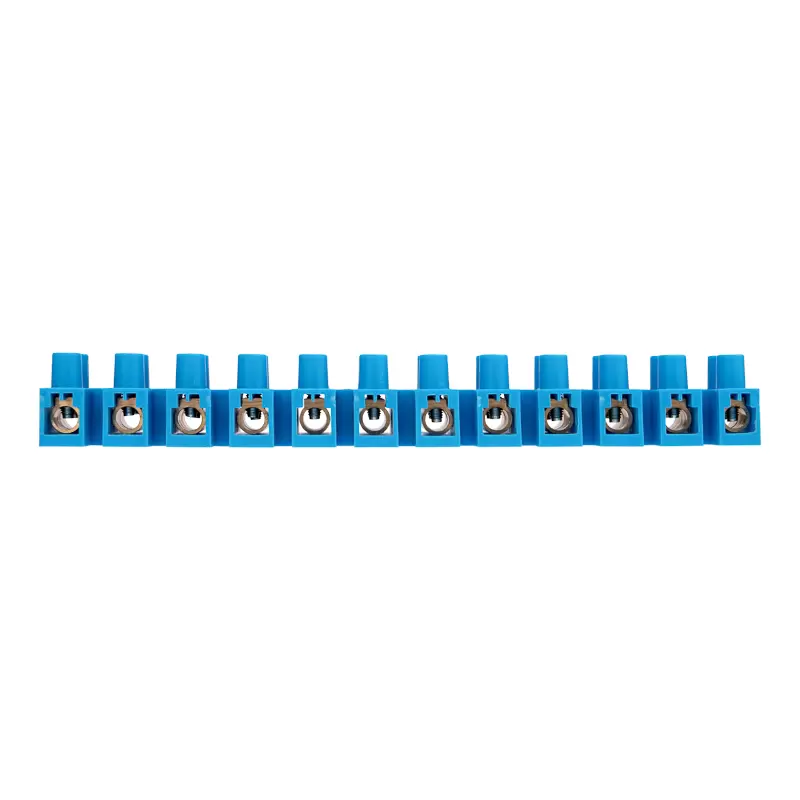Клеммная винтовая колодка KВ-40 25-40, ток 100 A, полипропилен синий REXANT (10 шт./уп.) в Самаре