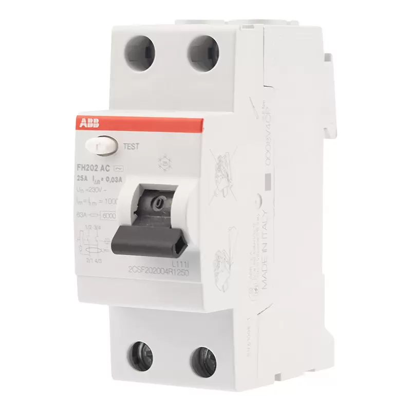 Устройства защитного отключения 2-полюсное 25A 30mA (тип AC) УЗО FH202 AC-25/0.03 ABB  в Самаре