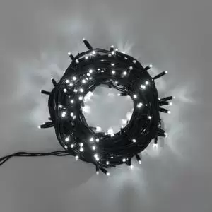 Гирлянда Твинкл Лайт 20 м, 240 LED БЕЛЫЙ, черный Каучук, IP67, динамика, 230В соединяется NEON-NIGHT (нужен контроллер 217-204)  в Самаре