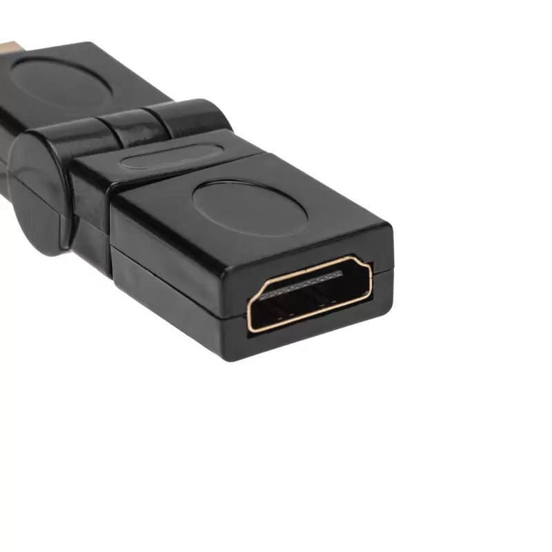 Переходник штекер HDMI - гнездо HDMI, поворотный REXANT в Самаре