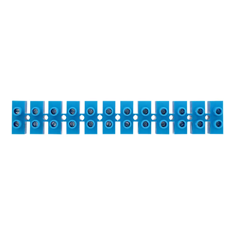 Клеммная винтовая колодка KВ-40 25-40, ток 100 A, полипропилен синий REXANT (10 шт./уп.) в Самаре