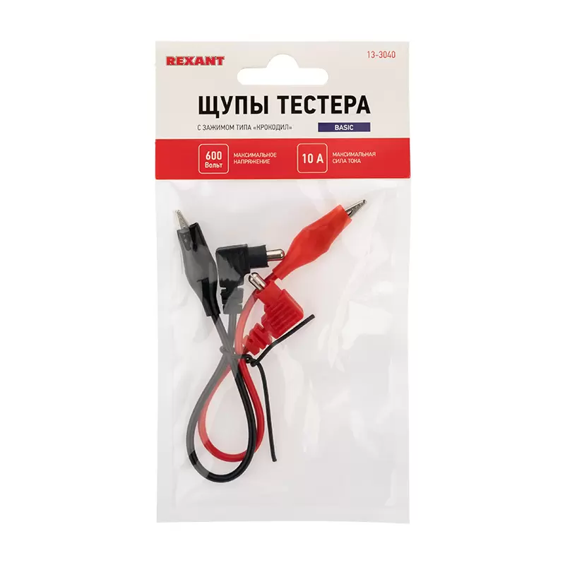 Щупы тестера с зажимом типа «крокодил» REX10 REXANT в Самаре