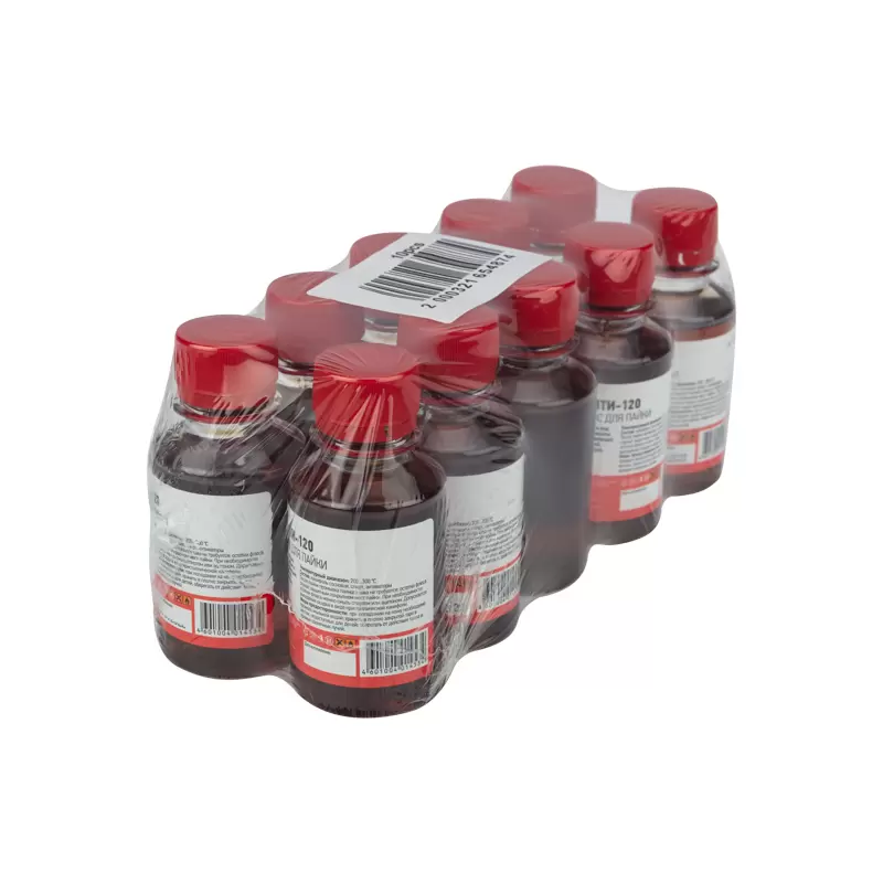 Флюс для пайки, ЛТИ-120, 100мл, флакон REXANT в Самаре