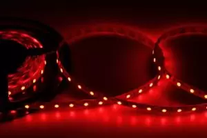 Лента светодиодная 12В, SMD5050, 60 LED/м, красный, 10мм, 5м, IP20 LAMPER  в Самаре
