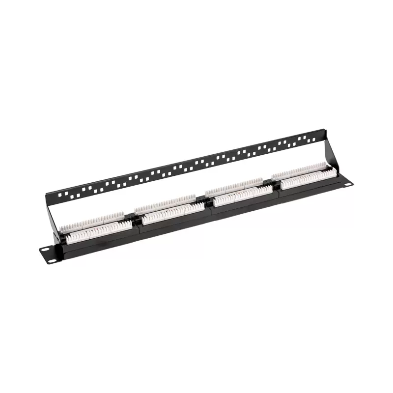 Панель коммутационная с кабельным органайзером 19", 1U, 24 порта, U/UTP, RJ-45, CAT 5e REXANT PRO в Самаре