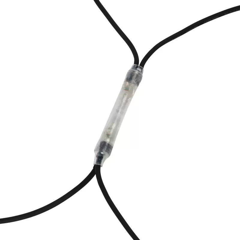 Гирлянда Сеть 2x4м, черный КАУЧУК, 560 LED Белые (шнур питания в комплекте) в Самаре