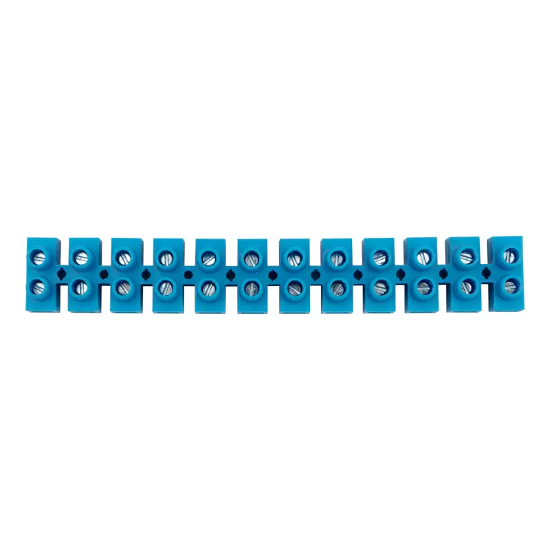 Клеммная винтовая колодка KВ-16 6-16, ток 30 A, полипропилен синий REXANT (10 шт./уп.) в Самаре