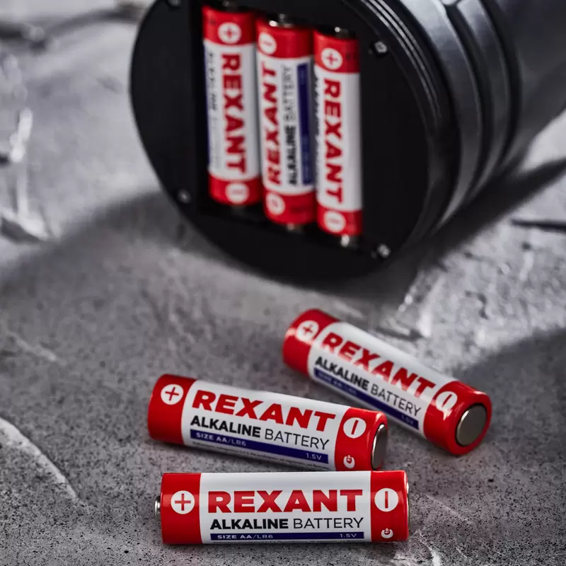 Батарейка алкалиновая AA/LR6, 1,5В, 12 шт, блистер REXANT в Самаре