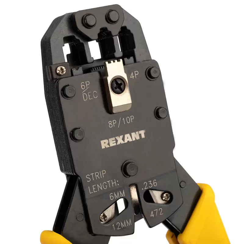 Кримпер REXANT HT-200R для обжима 10P10C, 8P8C, 6P6C, 4P4C в Самаре