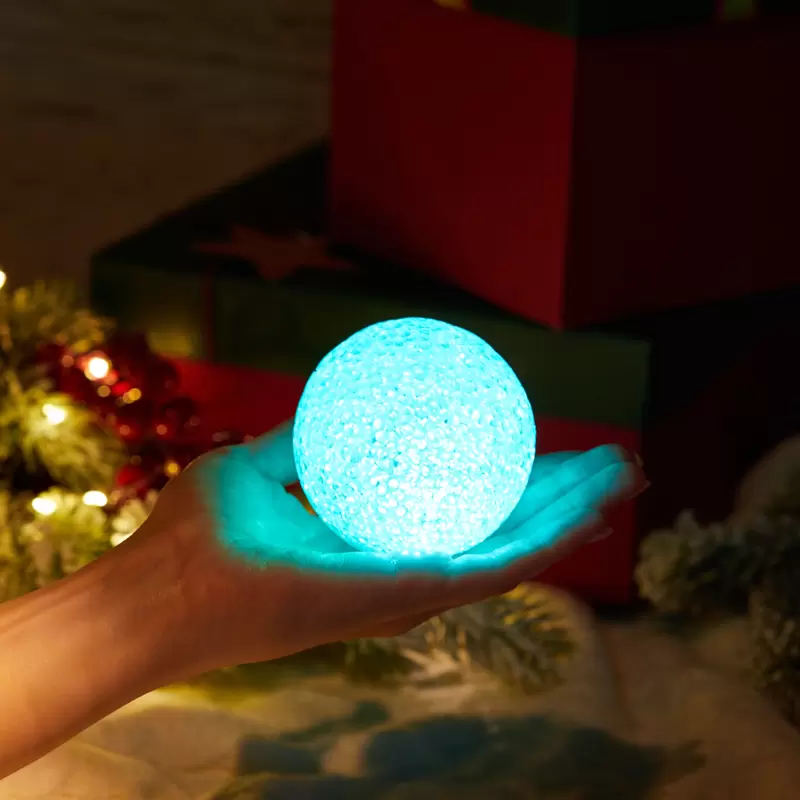 Фигура светодиодная Снежок, RGB, 8 см в Самаре