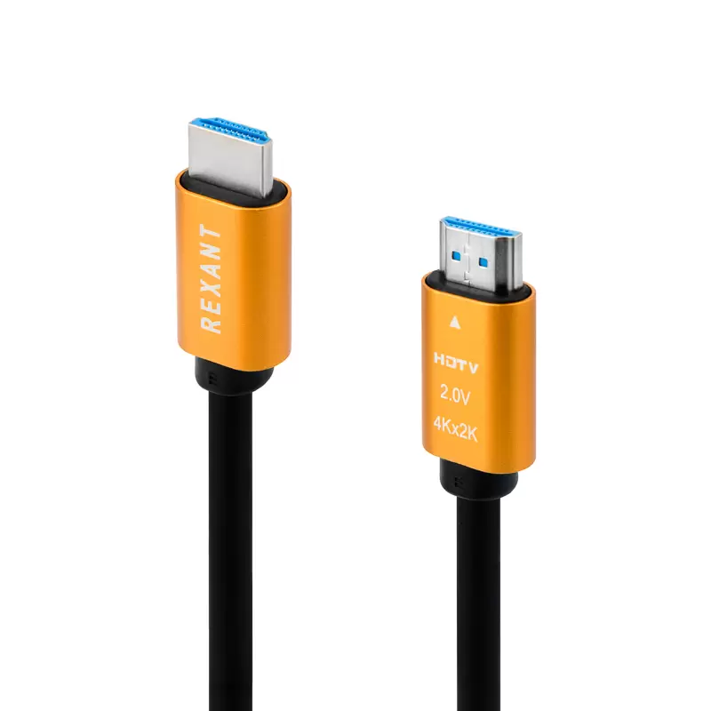 Кабель HDMI - HDMI 2.0, 3м, Gold REXANT в Самаре
