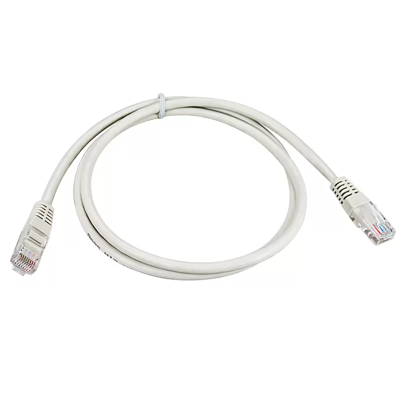Шнур коммутационный, патч-корд, U/UTP RJ45-RJ45 CAT 5e, PVC, серый, 1м, REXANT в Самаре