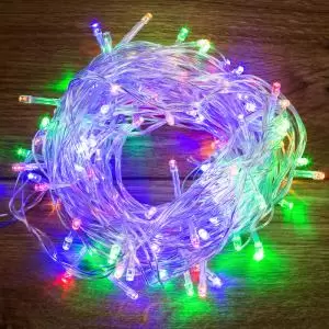 Гирлянда Твинкл-Лайт 20 м, прозрачный ПВХ, 160 LED, цвет мультиколор  в Самаре