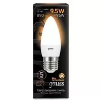 Лампа Gauss LED Свеча E27 9.5W 890lm 3000К