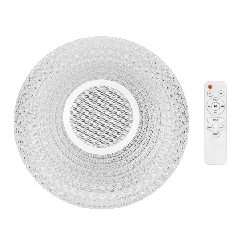 Светильник настенно-потолочный REXANT Satori Melody 2700-6500 K RGB Bluetooth Sound с пультом и APP LED в Самаре