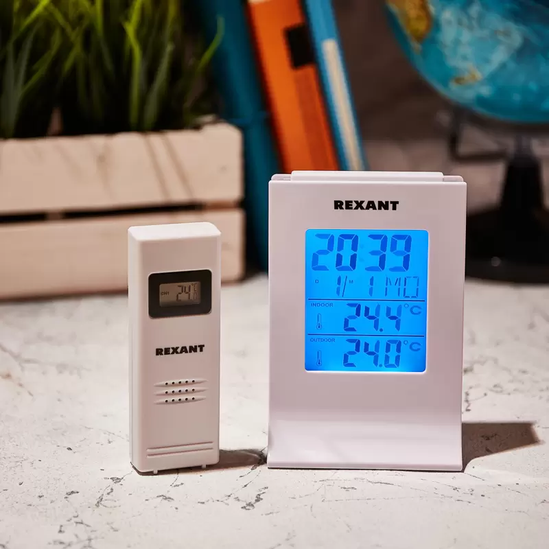 Метеостанция с беспроводным выносным датчиком REXANT в Самаре