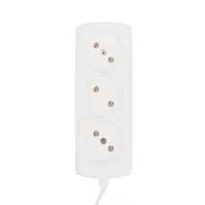 Удлинитель PROconnect STANDARD 3 гнезда, 7 м, 2х0.75 мм², б/з, белый  в Самаре
