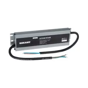 Источник питания 24 V 100 W с проводами, влагозащищенный (IP67) алюминиевый корпус  в Самаре