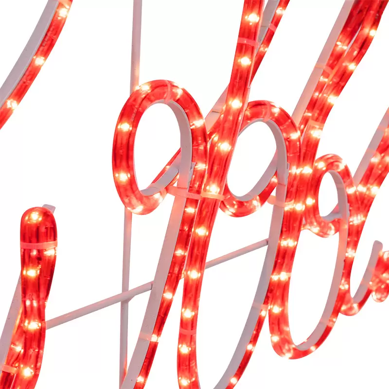 Надпись прописная светодиодная С Новым Годом красная 230x90 см NEON-NIGHT в Самаре