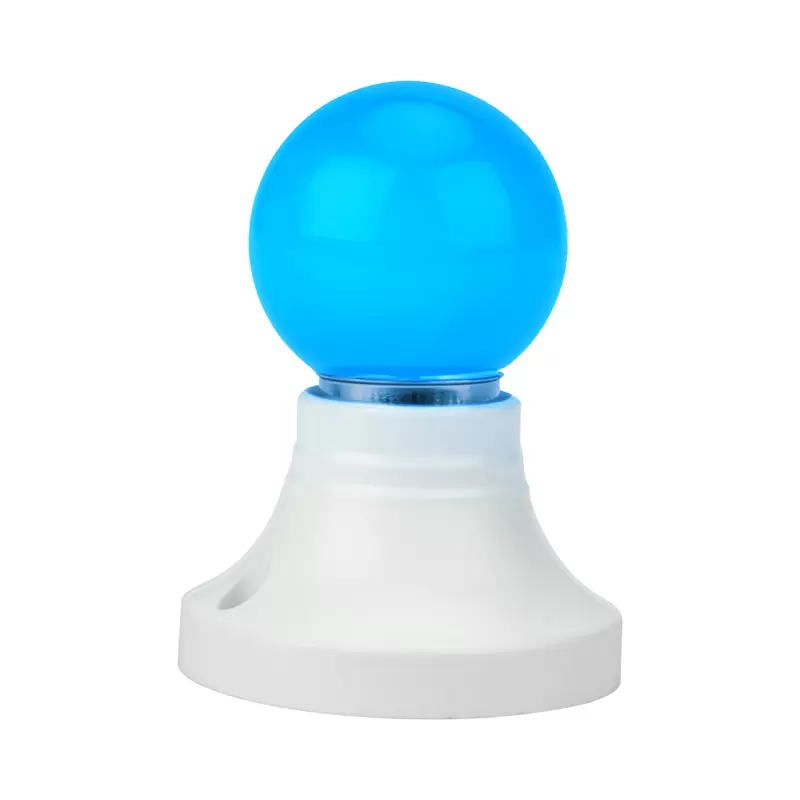 Лампа шар e27 5 LED Ø45мм - синяя в Самаре