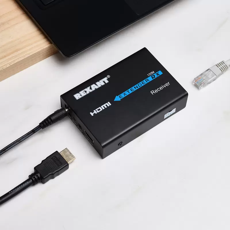 Приемник сигнала HDMI по витой паре RJ-45(8P8C) до 120м (1080p) REXANT в Самаре