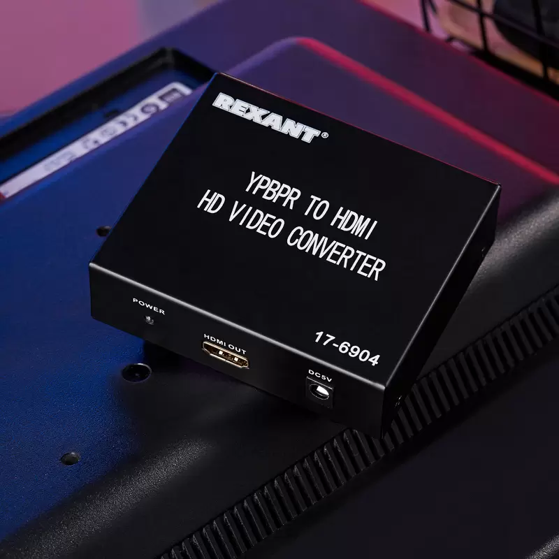 Конвертер YPbPr + SPDIF / Toslink на HDMI, металл REXANT в Самаре