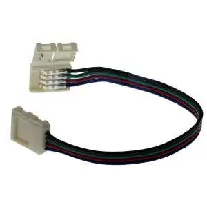 Коннектор соединительный (2 разъема) для RGB светодиодных лент шириной 10 мм, длина 15 см LAMPER  в Самаре