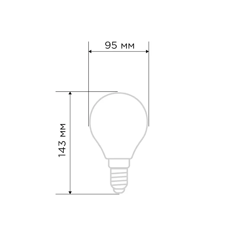 Лампа филаментная LOFT GLOBE A95 11,5Вт 1380Лм 2400K E27 золотистая колба REXANT в Самаре