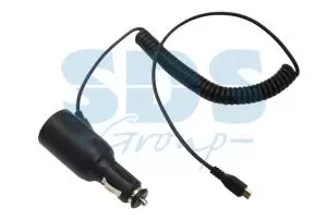Автозарядка с индикатором microUSB (АЗУ) (5 V, 2000 mA) шнур спираль до 2м REXANT