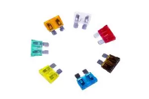 Набор автомобильных предохранителей "стандарт" в пластиковой коробке 100шт. REXANT