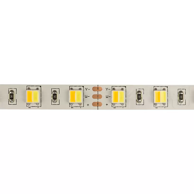 Лента светодиодная 12В, SMD5050, 60 LED/м, 6000К+3000К, 12мм, 5м, IP20 LAMPER  в Самаре