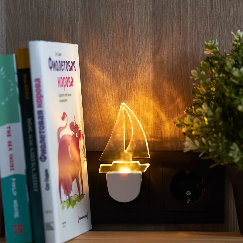 Ночник светодиодный ПАРУС ОДИНОКИЙ белое свечение, 230В REXANT в Самаре