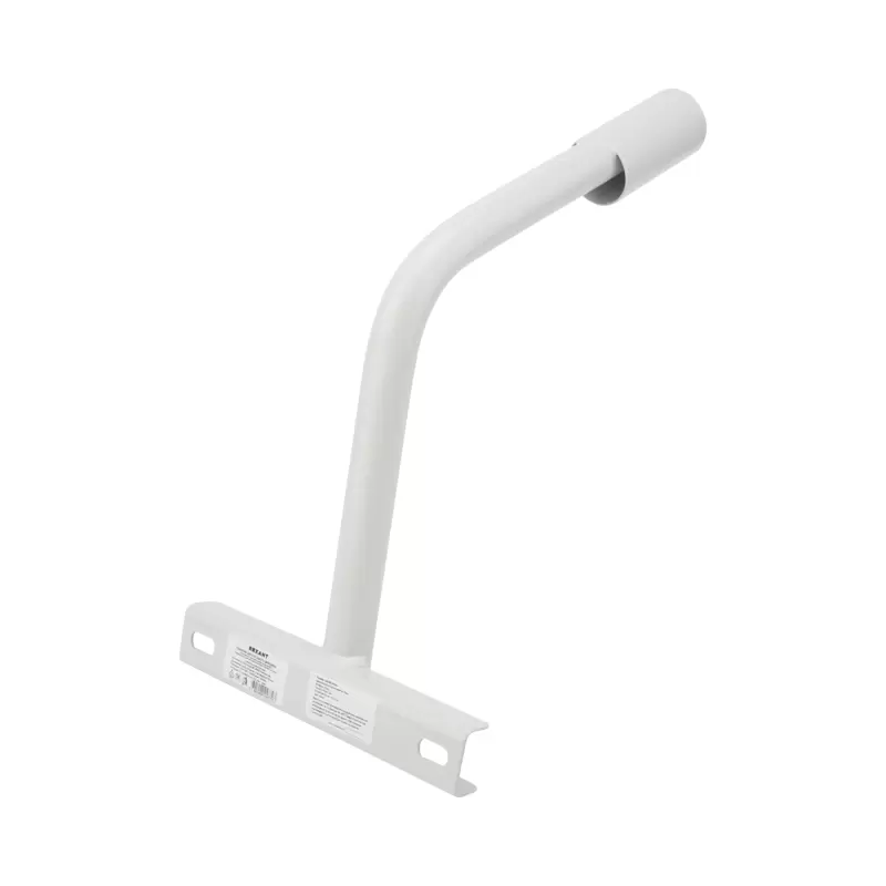 Кронштейн на опору с 1 хомутом белый (625х460х280 Ø51) REXANT арт.607-300; 607-301;607-303 в Самаре