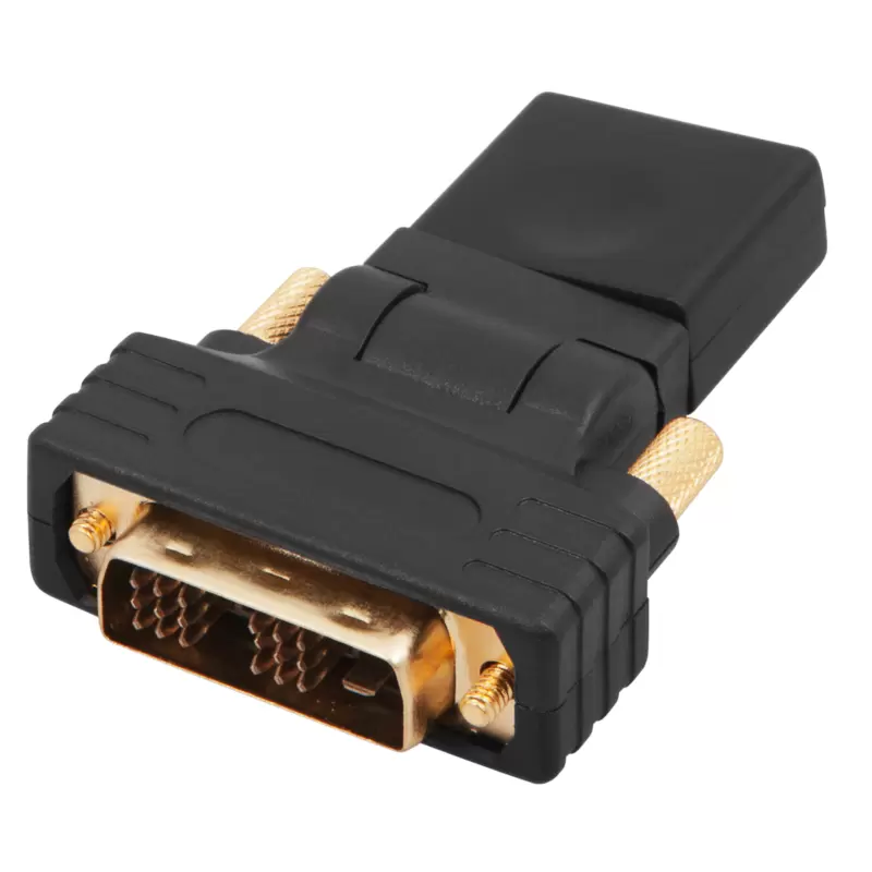Переходник поворотный, штекер DVI-D - гнездо HDMI REXANT в Самаре
