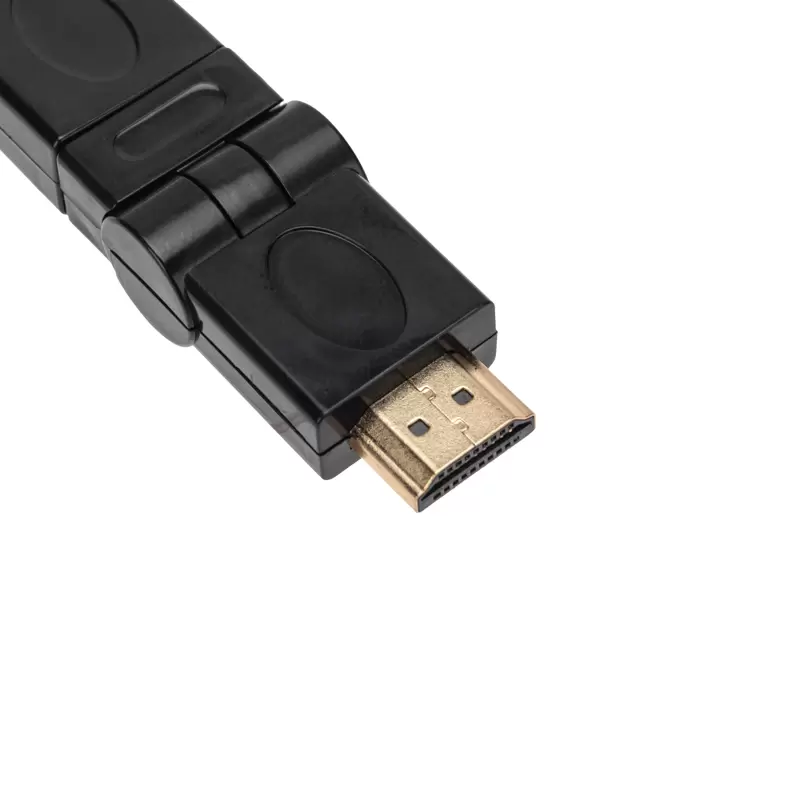 Переходник штекер HDMI - гнездо HDMI, поворотный REXANT в Самаре