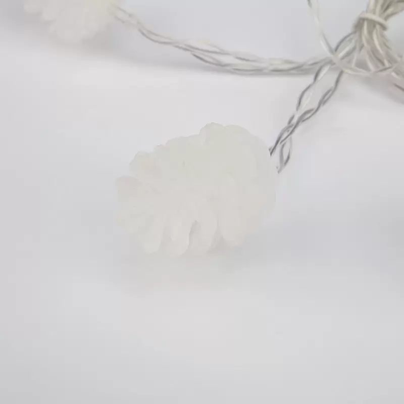 Гирлянда светодиодная Шишки 1,5 м, 10 LED, прозрачный ПВХ, цвет свечения теплый белый, 2 х АА (батарейки не в комплекте) NEON-NIGHT в Самаре