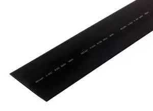 Трубка термоусаживаемая ТУТ нг 100,0/50,0мм, черная, упаковка 10 шт. по 1м REXANT  в Самаре