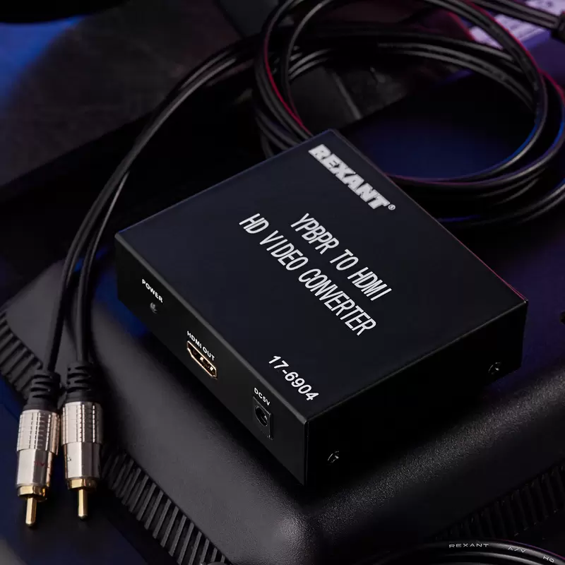 Конвертер YPbPr + SPDIF / Toslink на HDMI, металл REXANT в Самаре
