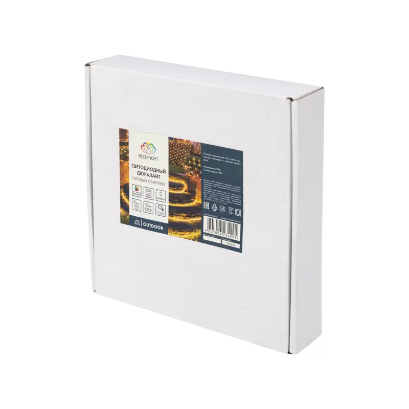 Дюралайт LED фиксинг (2W), 24 LED/м, мульти (RYGB), 10 м в Самаре