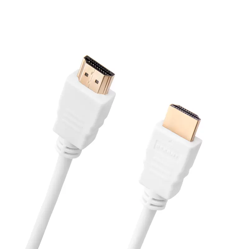 Кабель HDMI - HDMI 1.4, 1,5м, Gold, белый REXANT в Самаре