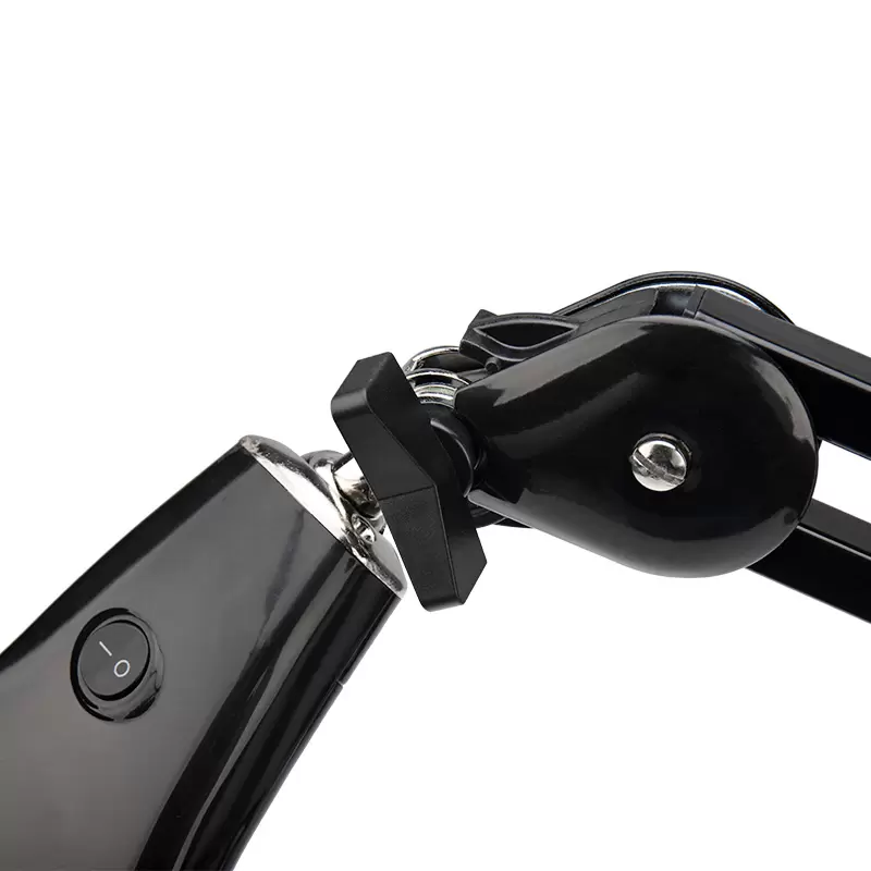 Лупа на струбцине круглая 5D с подсветкой 56 SMD LED, ø127мм, черная REXANT в Самаре