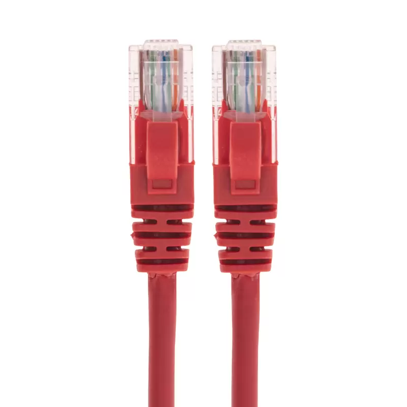 Патч-корд U/UTP, CAT 5e, RJ45-RJ45, 26AWG, LSZH, красный, 1,5м REXANT в Самаре