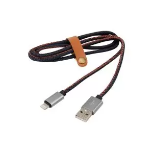 Кабель USB-Lightning для iPhone/2,4A/nylon/denim/1m/REXANT  в Самаре