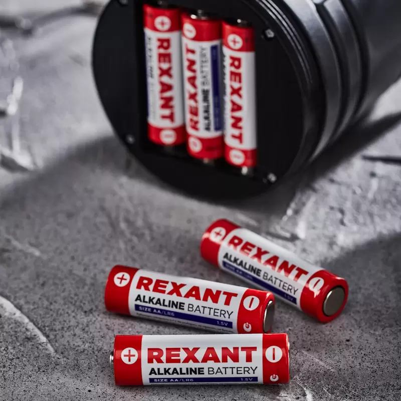 Батарейка алкалиновая AA/LR6, 1,5В, 12 шт, блистер REXANT в Самаре